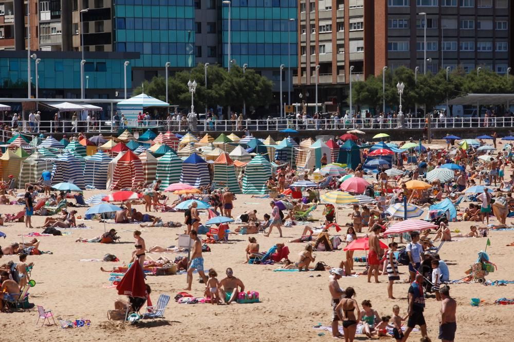 Jornada de calor y sol en San Lorenzo