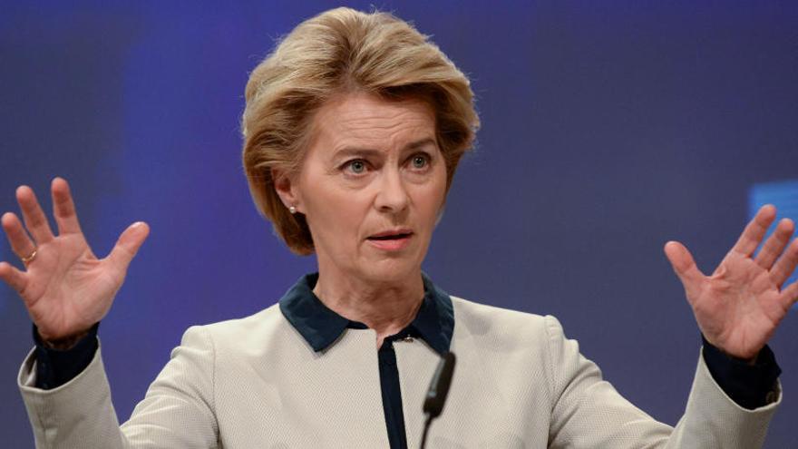 La presidenta de la ComisiÃ³n Europea (CE), Ursula von der Leyen.