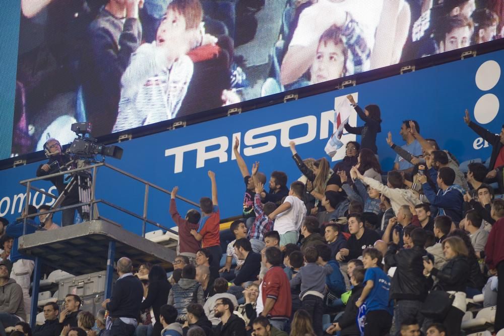 Gran ambiente en el Galicia-Venezuela de Riazor