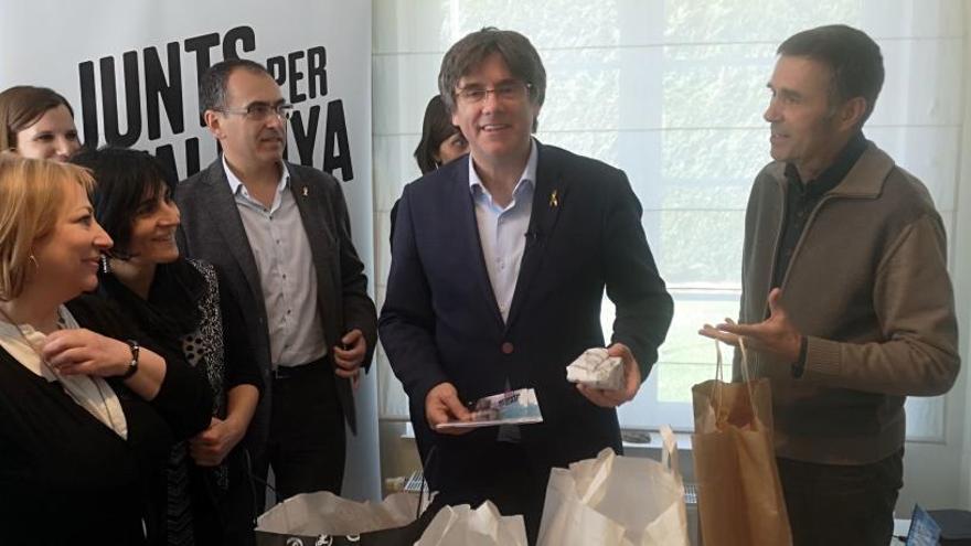 Junts per Manresa es reuneix amb Carles Puigdemont a Waterloo