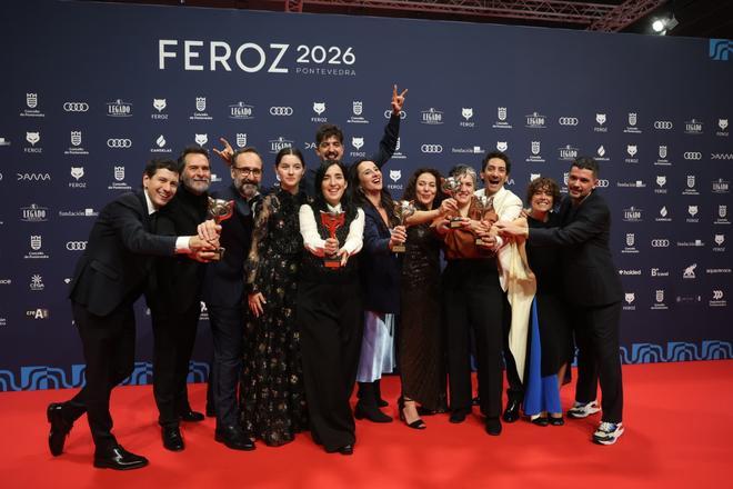 Los Premios Feroz coronan a las estrellas del audiovisual en Pontevedra