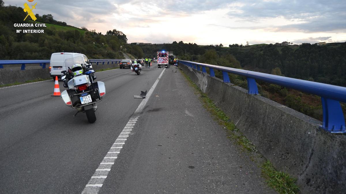 Lugar del accidente ocurrido en octubre de 2024.