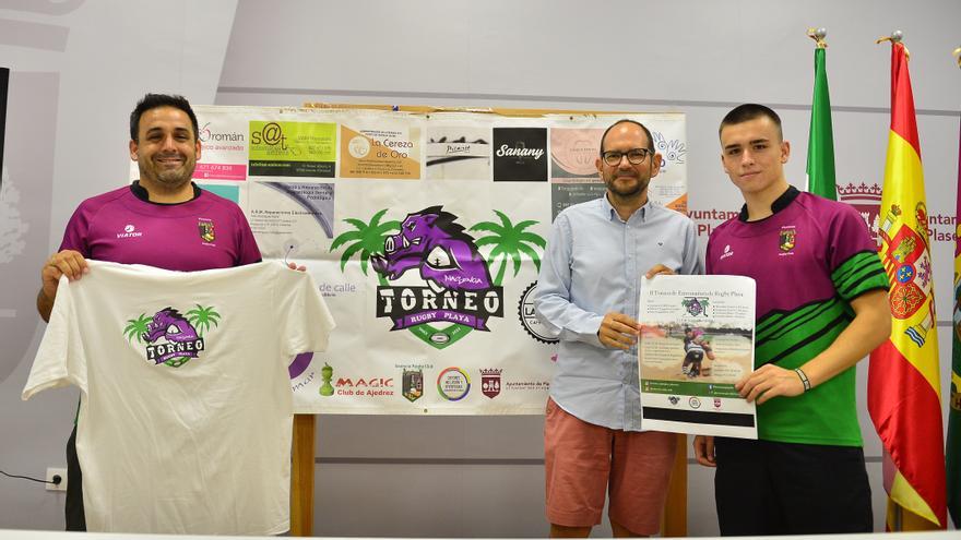 El parque de la Isla de Plasencia acogerá el Torneo de Rugby Playa en su segunda edición