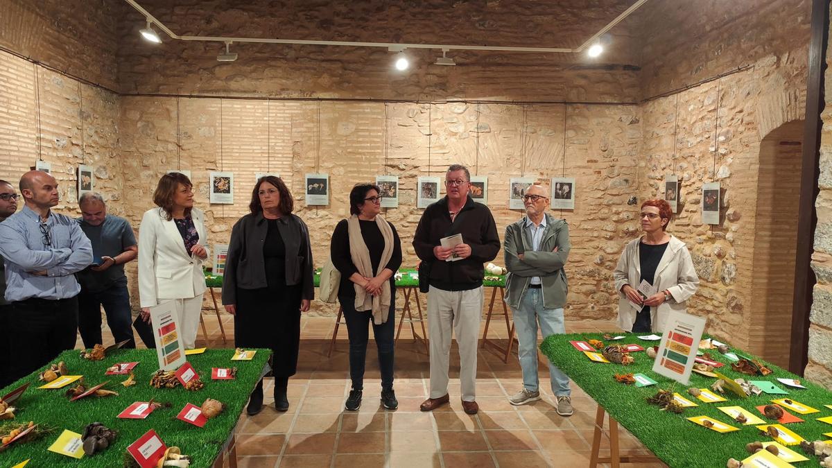 Inauguración de la muestra de las jornadas micológicas.