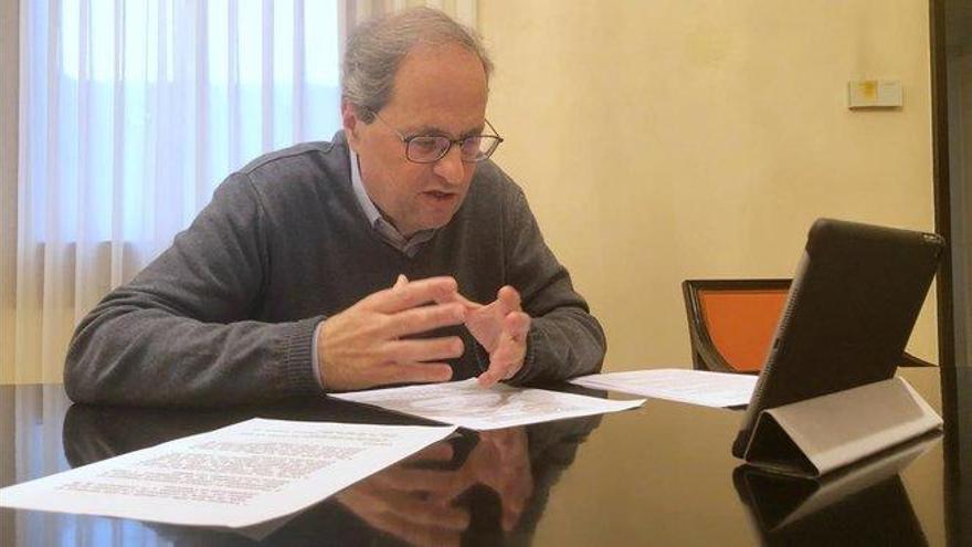 Torra, positivo por coronavirus