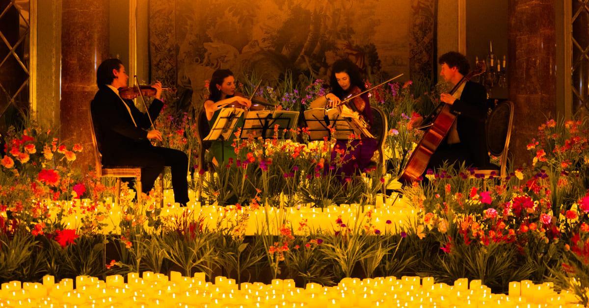 Espectáculo de Candelight temática Bridgerton.