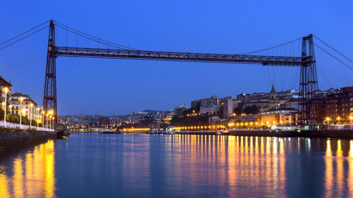 Puente colgante entre Portugalete y Getxo