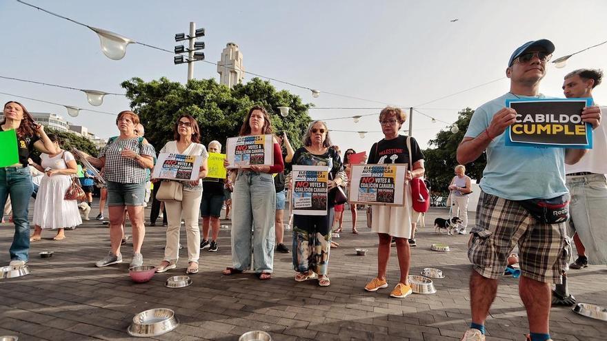 Adepac vuelve a la calle para exigir soluciones al Cabildo de Tenerife