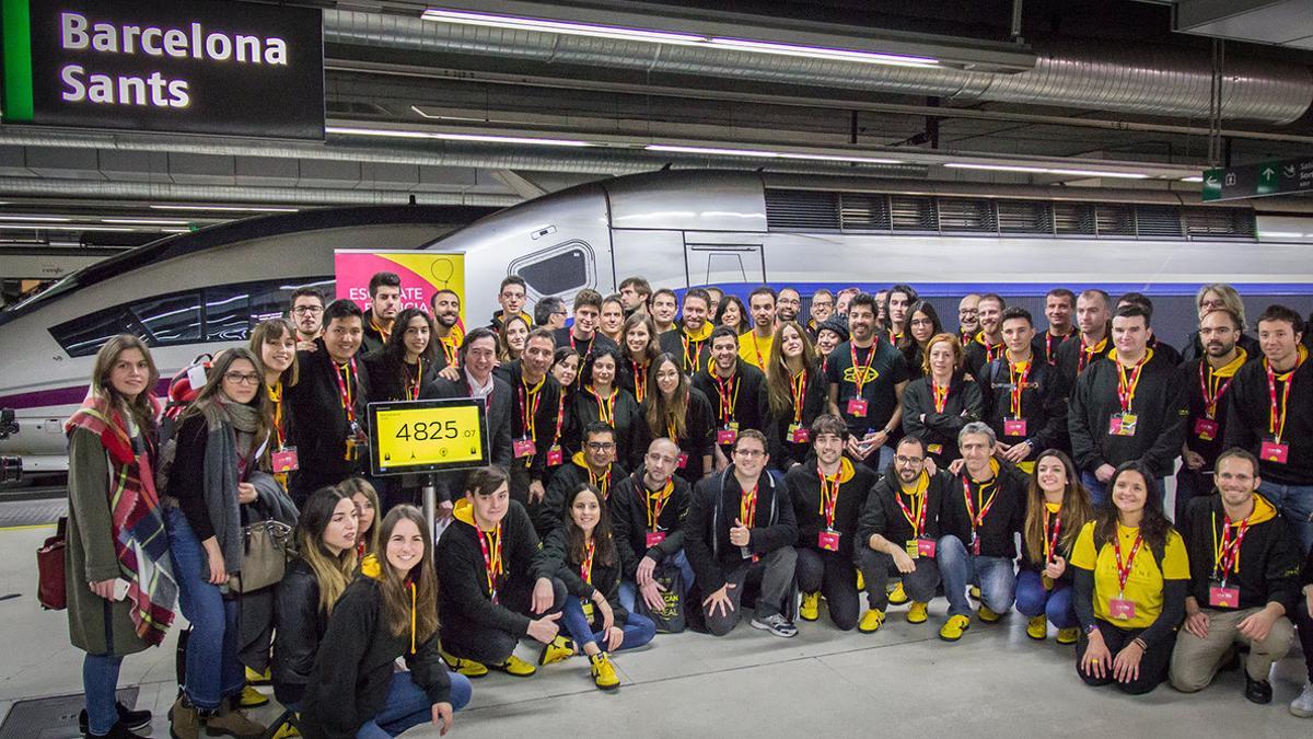 Participantes de Imagine Express en una pasada edición.