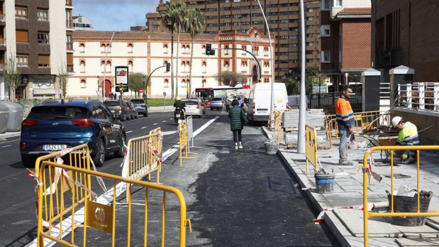 Obras en la avenida de Pablo Iglesias.