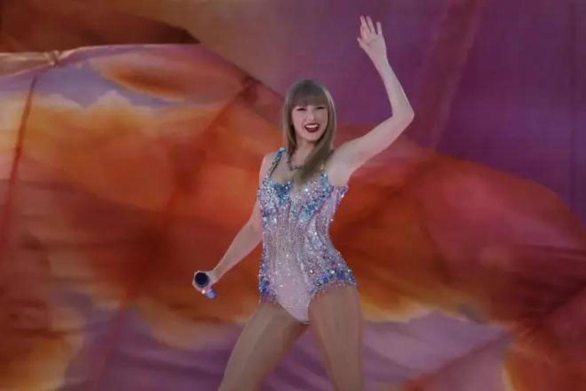 Taylor Swift en un concierto