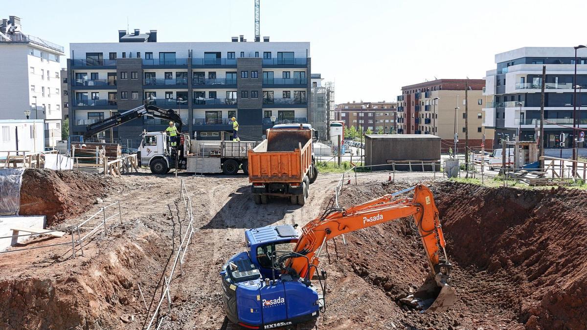 Obras realizada por Sedes en Gijón, en una imagen de archivo.