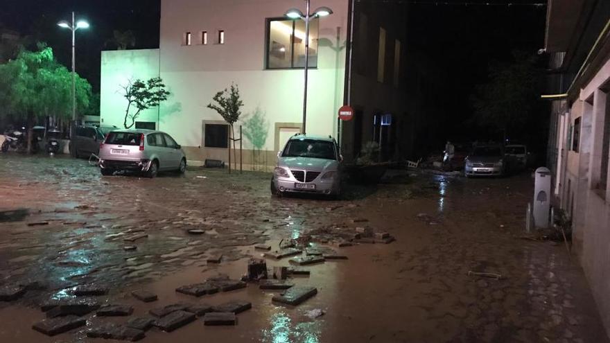 El centro de Sant Llorenç, Mallorca, tras las inundaciones