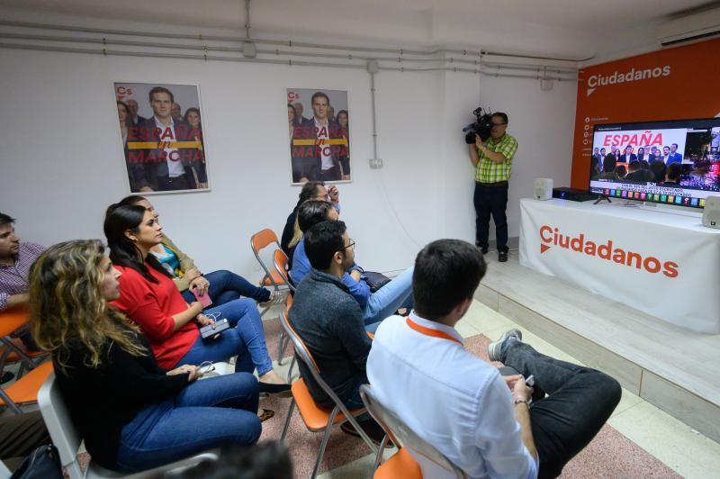 Noche electoral en Ciudadanos