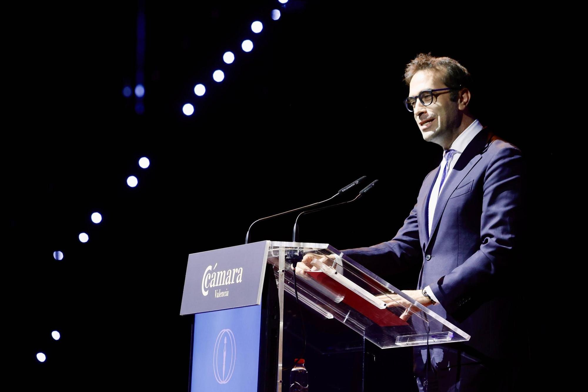 La 'Noche de la Economía Valenciana' de la Cámara Valencia, en imágenes