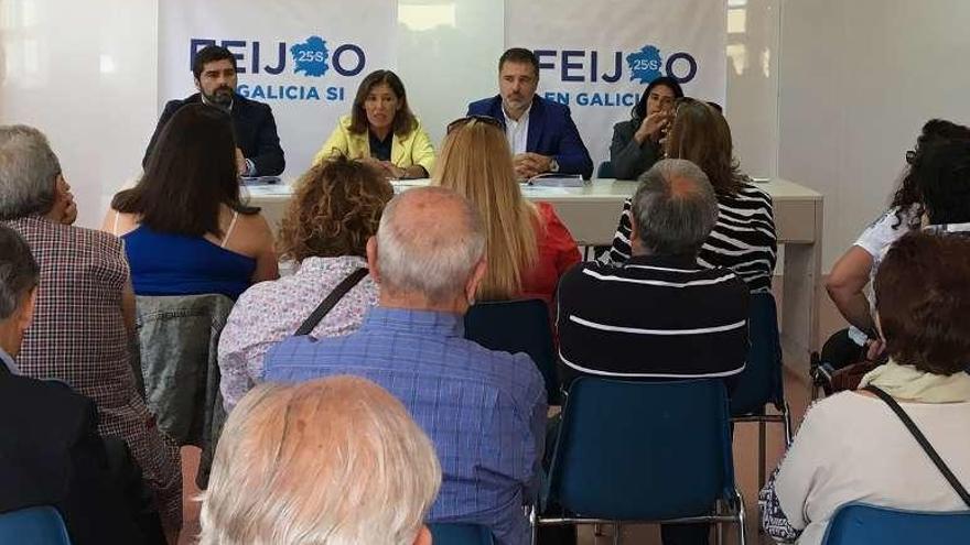 Reunión sectorial de ayer del PP en Lourizán.  // FdV