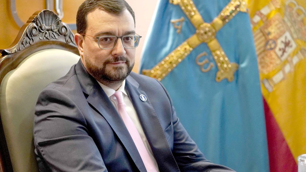 Adrián Barbón, presidente del Principado de Asturias.