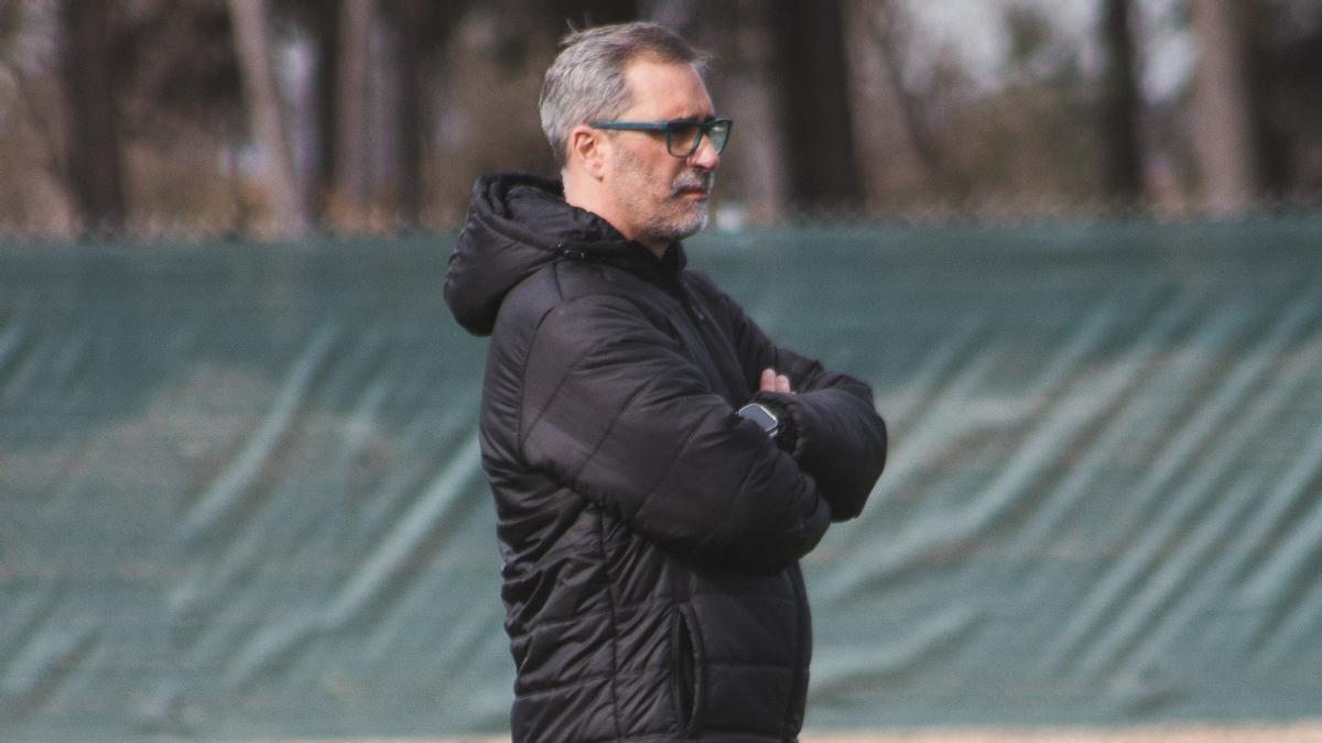 Jon Pérez 'Bolo',  durante un entrenamiento en la Base Aragonesa.