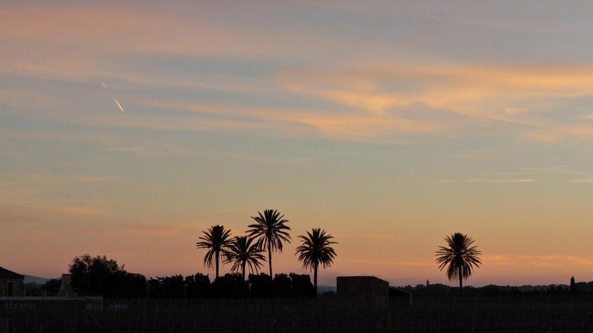 Stimmung beim Sonnenuntergang auf Mallorca.