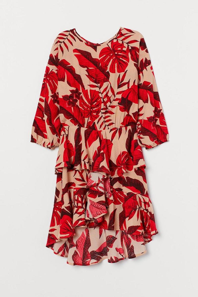 Vestido con volantes de H&amp;M (Precio: 29,99 euros)