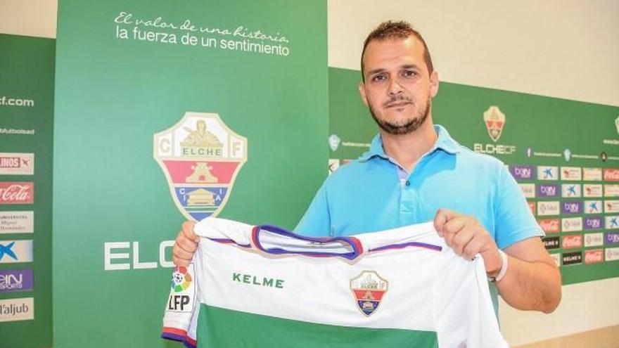 Jordi Durán, con la camiseta el Elche CF Fútbol Sala