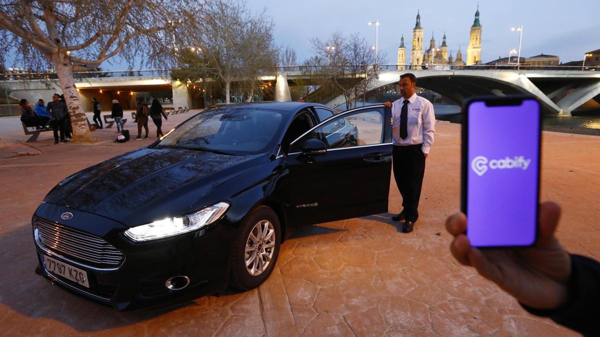 Cabify llegó a Zaragoza hace casi dos años, en febrero de 2020, justo antes de la llegada de la pandemia.