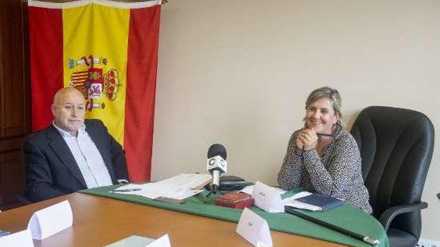 Mª del Carmen Pérez, nueva alcaldesa de San Amaro. // Carlos Peteiro