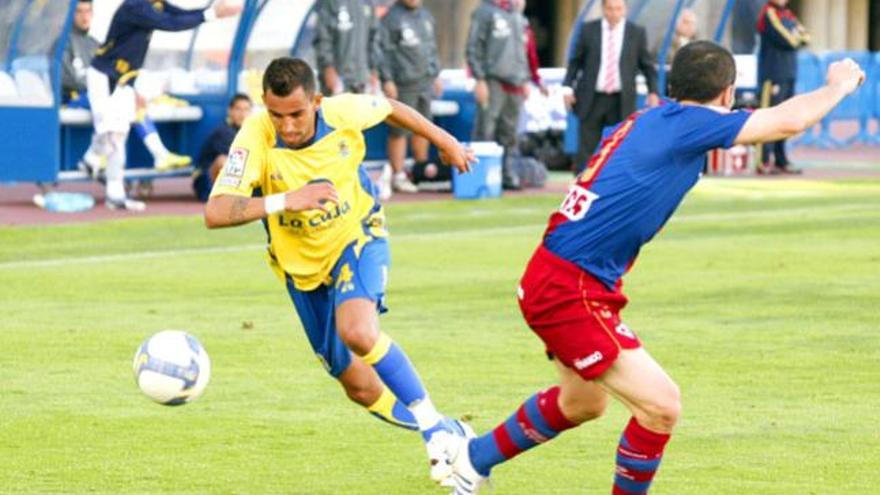 Nauzet Alemán, durante un partido en 2009.