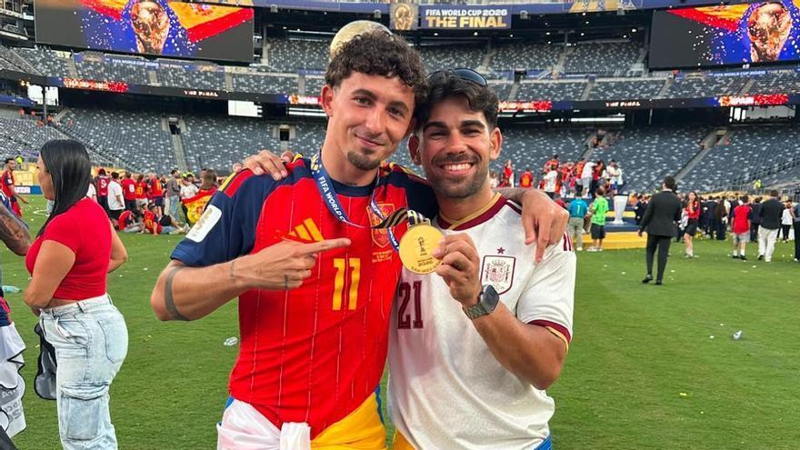 Yeremy Pino y su amigo David después de ganar el Mundial: “¡Lo hicimos papi!”
