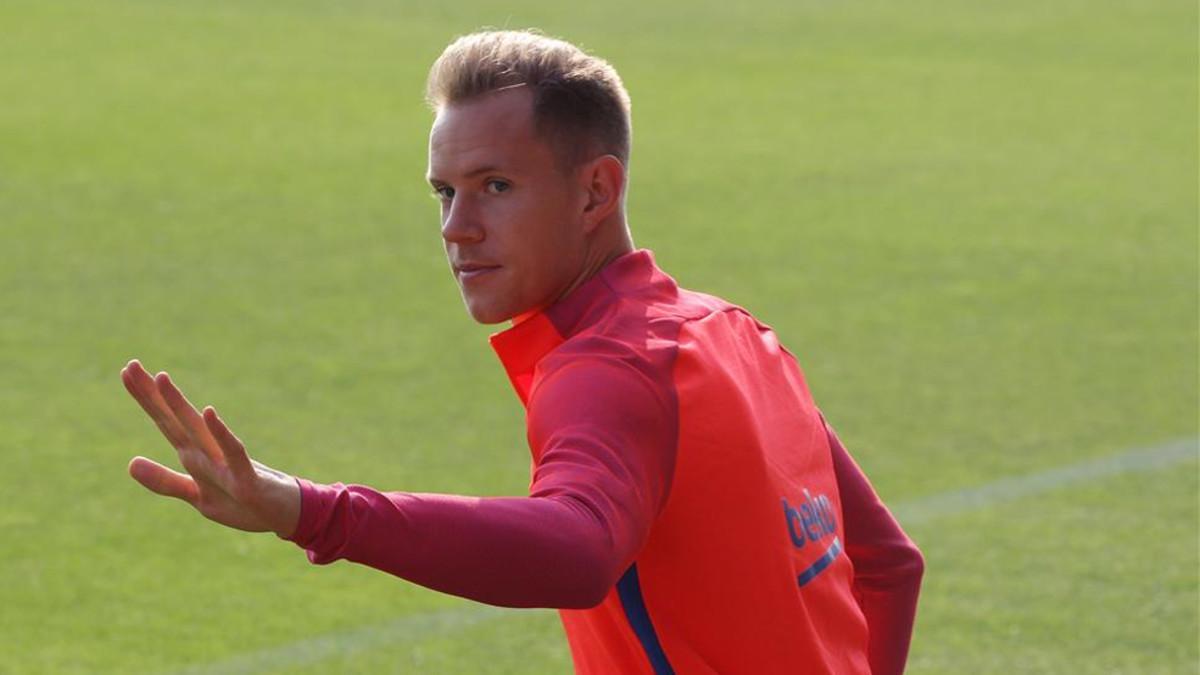 Ter Stegen es feliz en el Barça