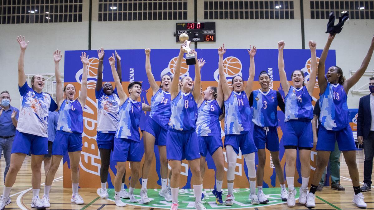 Fustecma NBF Castelló, campeón de la Lliga Valenciana Femenina 2021 después de ganar en la Final a NB Paterna por 67-64.