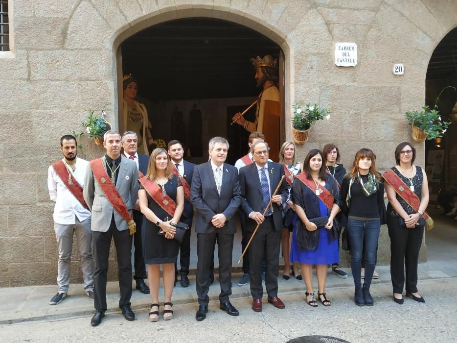 Quim Torra visita la Festa Major de Solsona