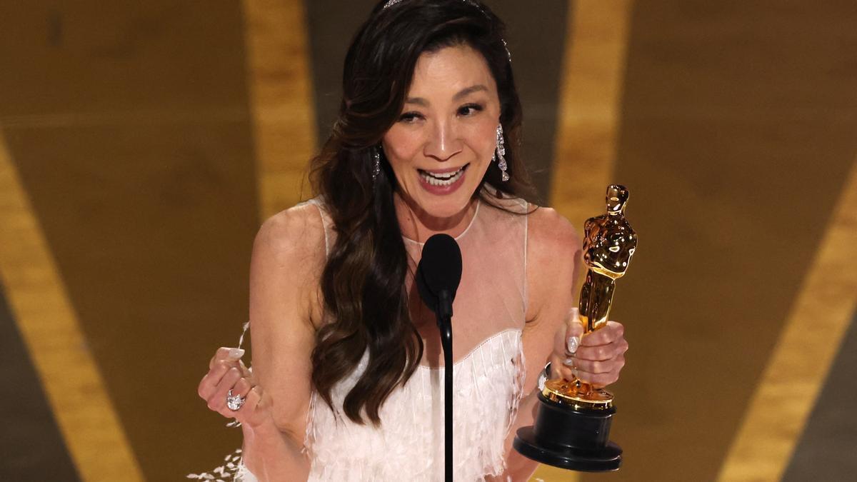 Michelle Yeoh, winner of the Oscar for best actress.