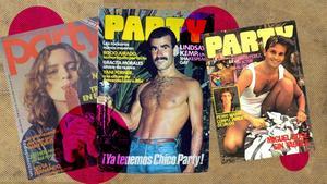 Portadas de la revista Party de los primeros años 80.