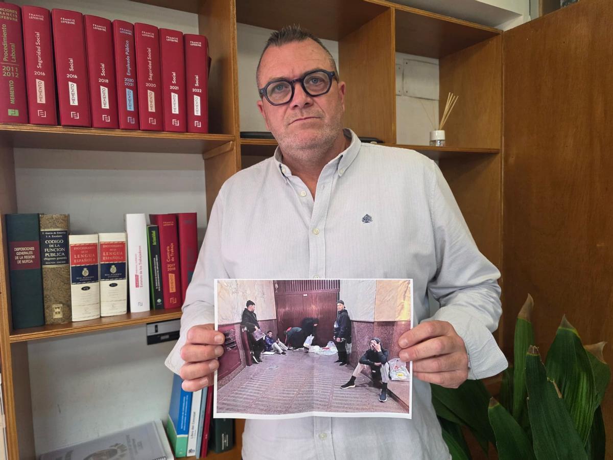 Juan Miguel Bayonas durante su comparecencia.