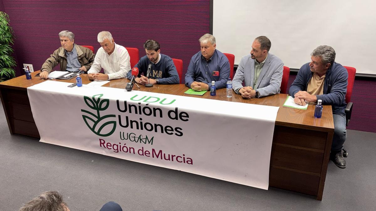 Acto de presentación de la Unión Agraria Región de Murcia (UARM) integrada a nivel estatal en Unión de Uniones.