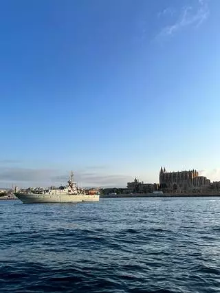 La patrullera de vigilancia «Toralla» de la Armada