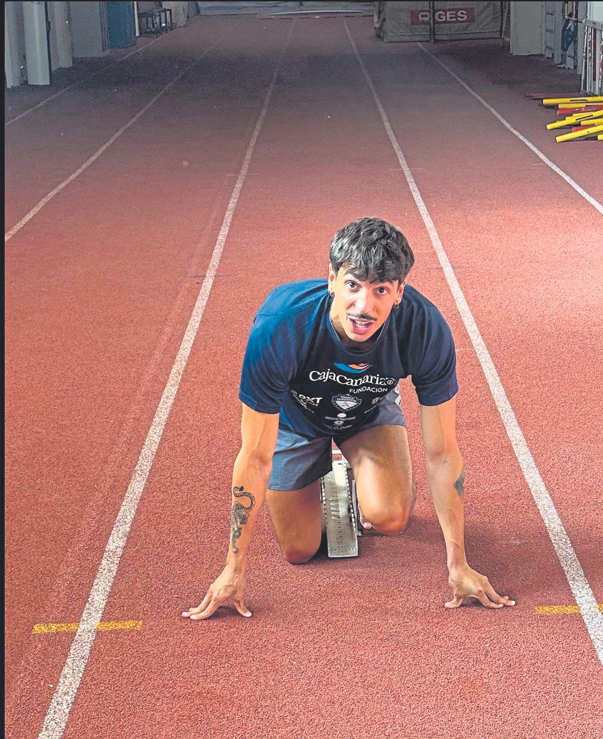 'El Flaco', en la pista interior del CAT