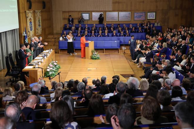 Acto de la toma de posesión de Carmen García Mateo como primera rectora mujer de la Universidad de Vigo