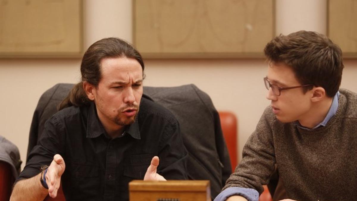 Pablo Iglesias bromea sobre la 'niñez' de Íñigo Errejón