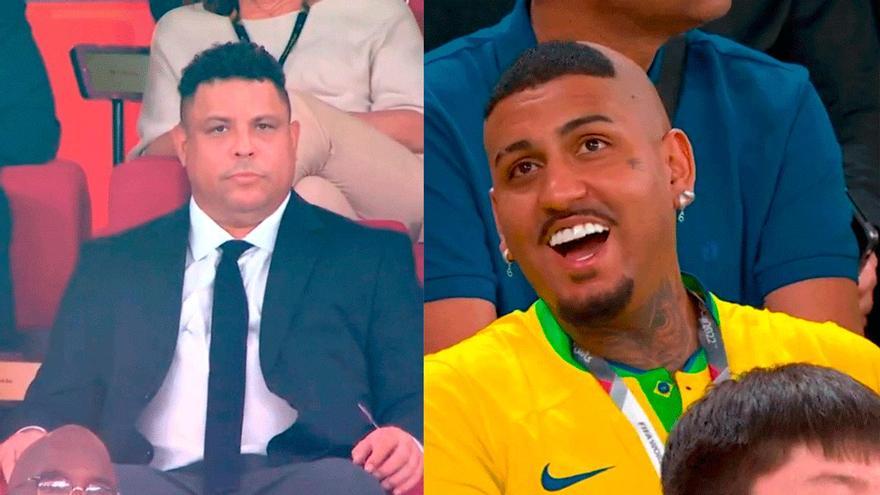 La imagen viral del Mundial de Clubes: Aparece Ronaldo Nazário en pantalla, y pasa esto...