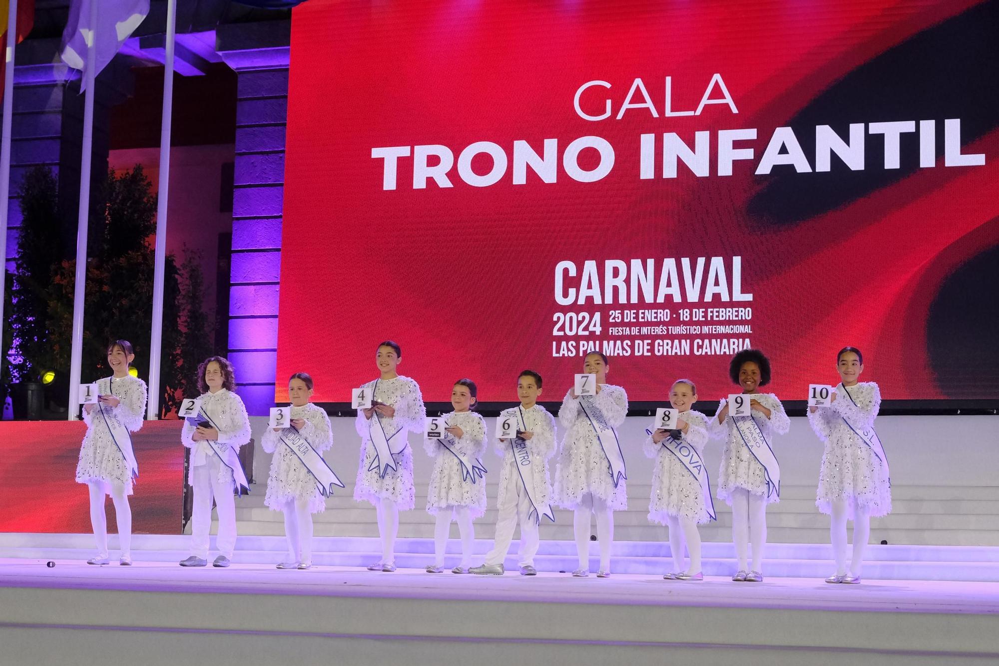 Aspirantes al Trono Infantil del Carnaval de Las Palmas de Gran Canaria 2024