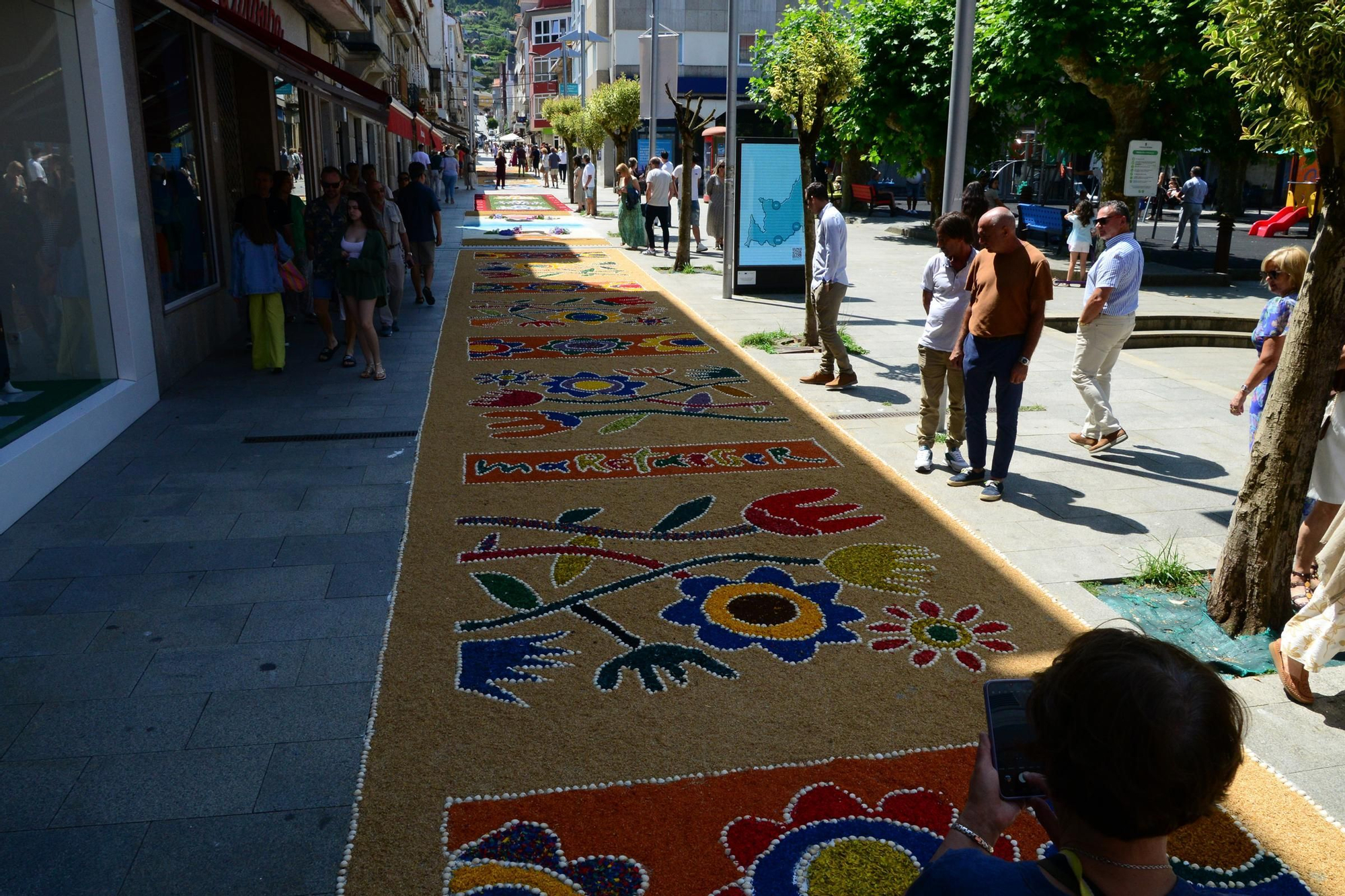 La fiesta de las alfombras florales del Corpus en Bueu (III)