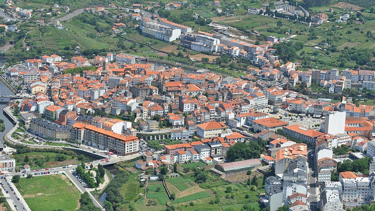 Vista aérea de Betanzos.   | // VÍCTOR ECHAVE