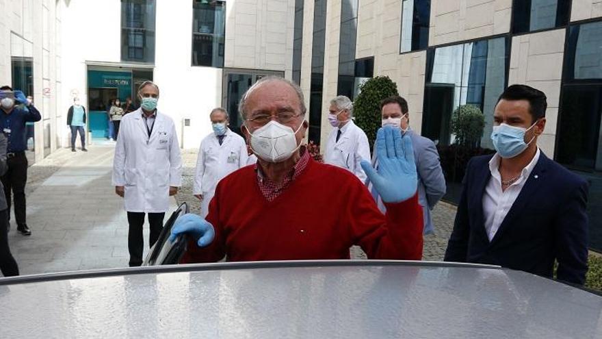 De la Torre, tras abandonar el hospital la pasada semana.