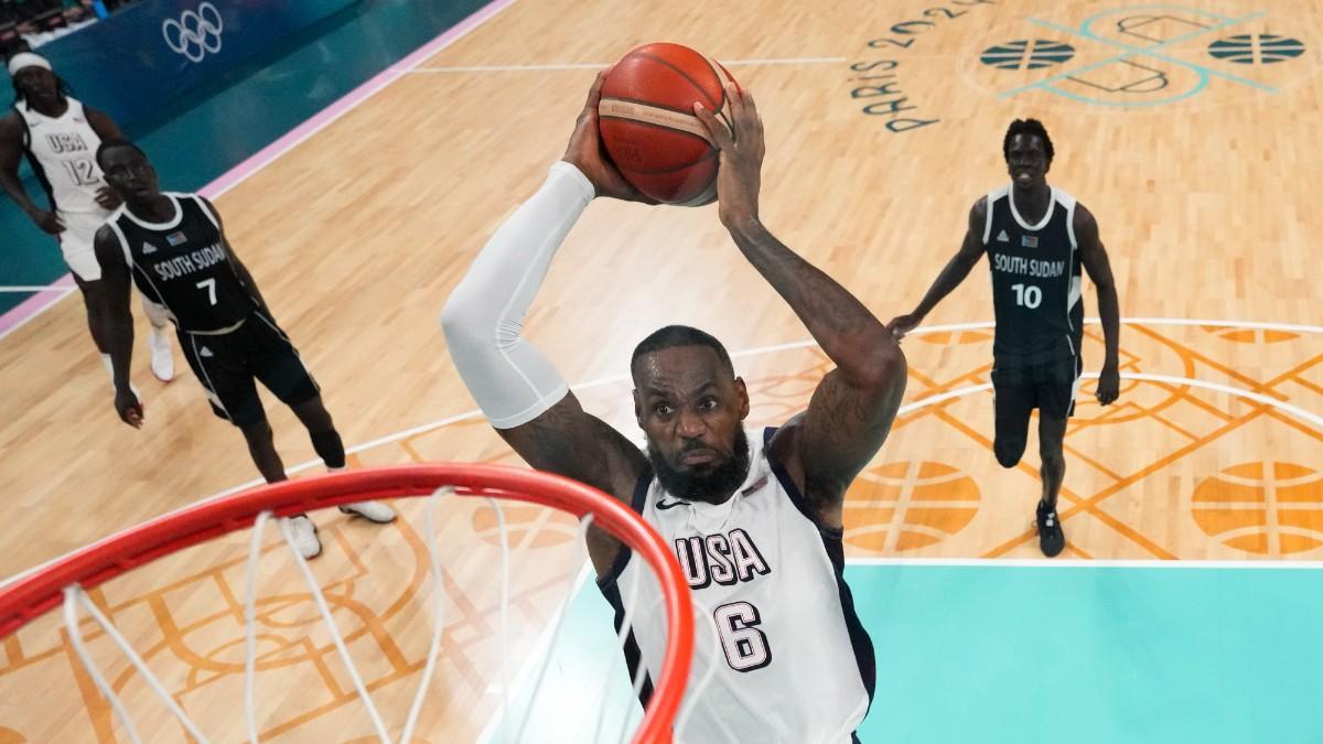 LeBron James, leader of the US team in Paris 2024