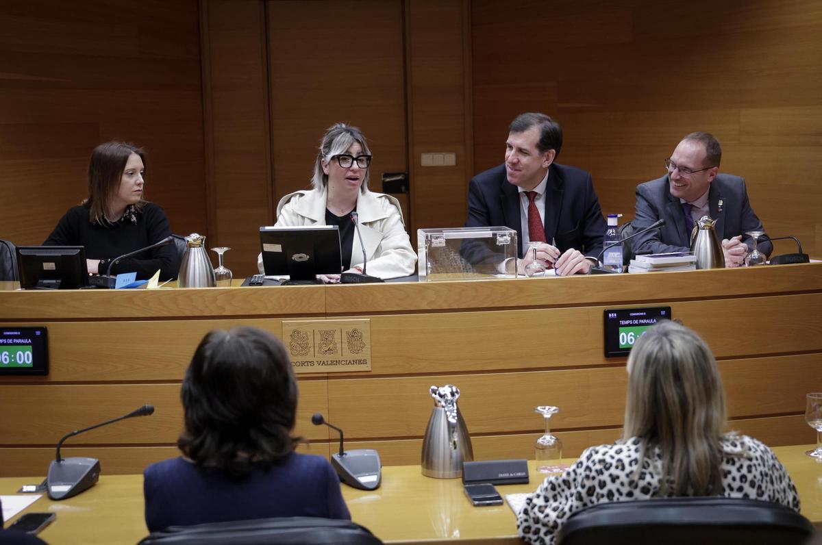 Marisa Gayo se estrena como presidenta de la nueva comisión de las Corts.