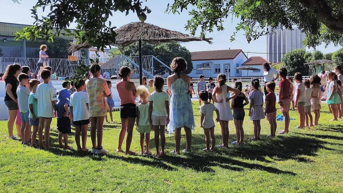 Usuarios del campamento de verano, en una edición anterior.