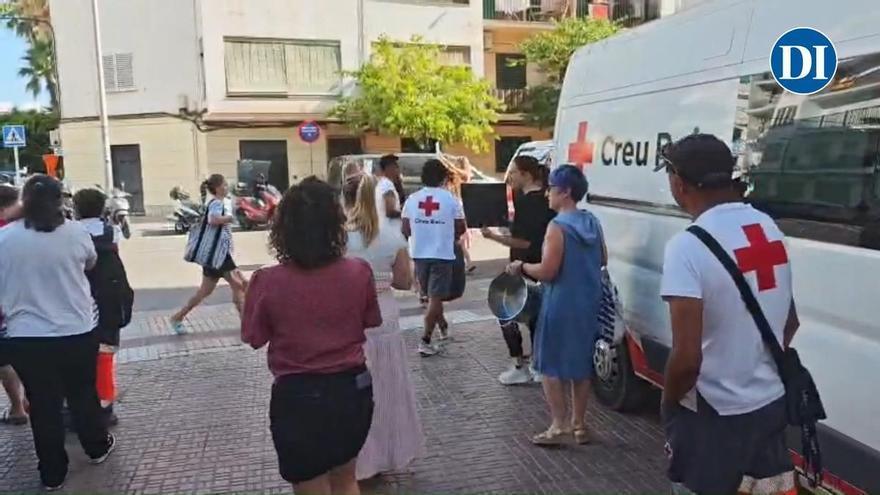 Nueva protesta de la plantilla de Cruz Roja en Ibiza