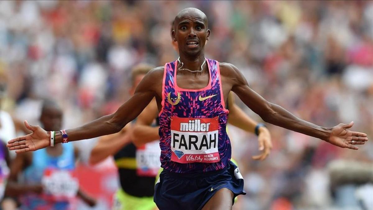 Moh Farah domiinó los 3.000 metros en Londres, y es el gran favorito en los Mundiales